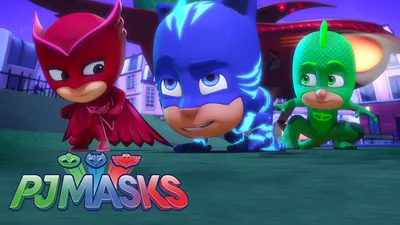 Картинка для торта Герои в масках \"PJ Masks\" - PT101660 печать на сахарной  пищевой бумаге