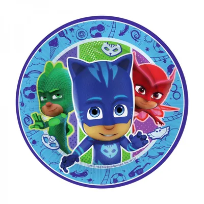 Съедобная картинка - «Герои в масках PJ Masks» - на торт, мафин, капкейк  или пряник | \"CakePrint\"™ - Украина