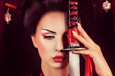 Фотография Гяру макияжа для рекламной кампании косметики