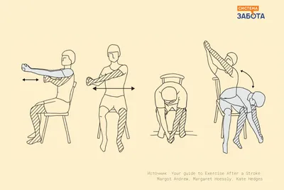 Физкультура и лфк после инсульта - упражнения, зарядка