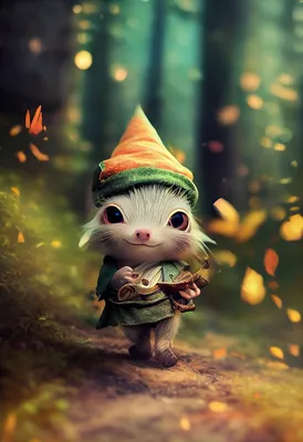 Fantasy portrait of a Forest Gnome \" Sticker for Sale by OCPortraitPlace |  Redbubble