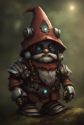 Fantasy Gnome town 4\" Art Print for Sale by Red Witch Art | Redbubble