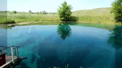 Голубое озеро, Самарская область. - YouTube