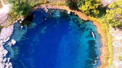 Самое Голубое озеро. Самарская область - YouTube