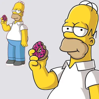 Картина по номерам \" Гомер Симпсон / Homer Jay Simpson / сериал \" холст на  подрамнике 40 * 50 - купить с доставкой по выгодным ценам в  интернет-магазине OZON (595762458)