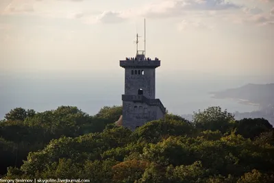 Смотровая башня на горе Ахун