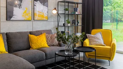 Горчичный цвет в интерьере квартиры: фото примеры и идеи дизайна |  интернет-магазин Romatti в Москве
