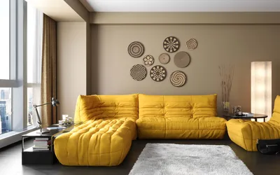 Горчичный диван в интерьере. Горчичный диван в интерьере гостиной. – Статьи  Anderssen