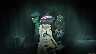 Обои Музыка Gorillaz, обои для рабочего стола, фотографии музыка, gorillaz,  виртуальный, проект, мультик, мёрдок, горилаз, нудл, анимация, рассел, 2d  Обои для рабочего стола, скачать обои картинки заставки на рабочий стол.