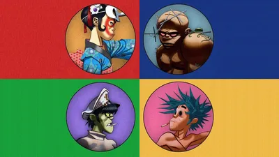 Altwall: Скачать Gorillaz wallpaper (обои рабочего стола)