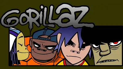 Музыкальный постер Gorillaz (семейный портрет), HD Печать на холсте,  искусственный спортивный ландшафт, офисный декор, постер, подарок |  AliExpress