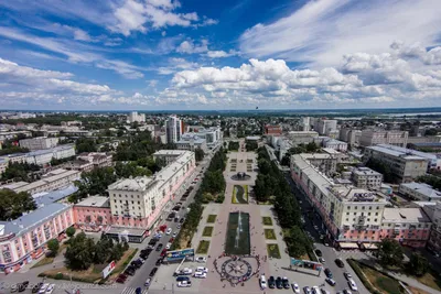 Собор Петра и Павла, Барнаул (Барнаул, город), фотография. дополнительная  информация Вид на Соборную площадь, на которой до 30-х гг. ХХ столетия  стоял собор Петра и Павла