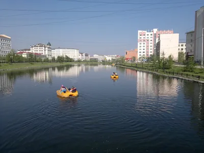 Якутск с высоты: крупнейший город на вечной мерзлоте