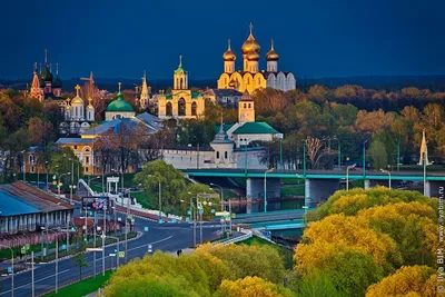 Спасо-Преображенский монастырь, Ярославль (Ярославль, город), фотография.  общий вид в ландшафте