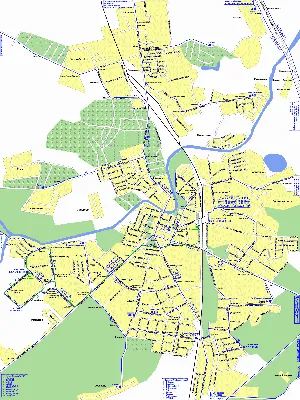 Подольск на карте Московской области - 2023