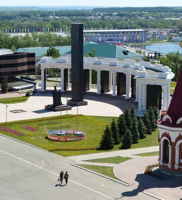 Ночной город Саранск с рекой инсар» — создано в Шедевруме