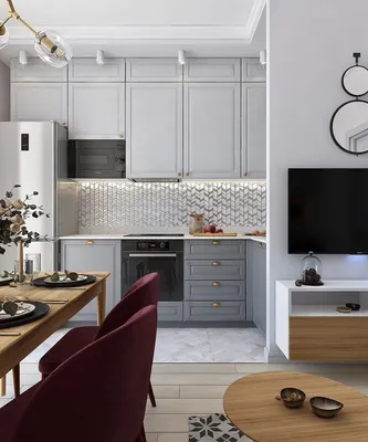 Дизайн кухни-гостиной на 12 кв. м: Секреты оптимального использования места  и 70 фото-примеров