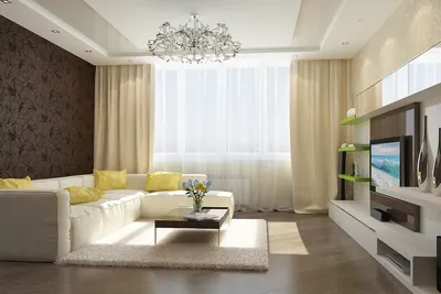 Дизайн гостинной комнаты 17 кв.м: фото в панельном доме | DomoKed.ru