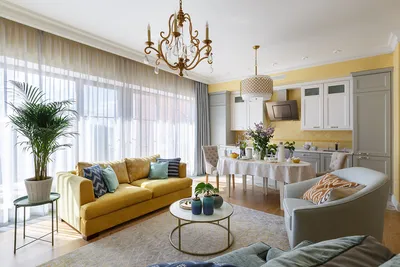 Houzz тур: Светлая квартира с эркером и бронзовой кухней | Houzz Россия