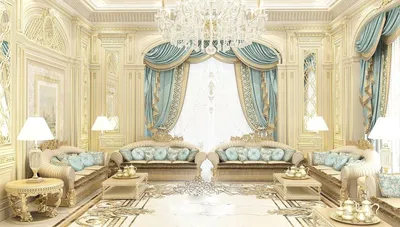 Интерьер гостиной в стиле барокко - Luxury Antonovich Design