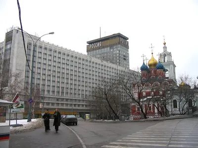 Москва - 2004. Гостиница Россия, интерьер номера