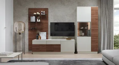 Стенка для гостиной Black Red White Шарк от производителя в Москве - купить  недорого в МебельГолд. Доставка по всей России