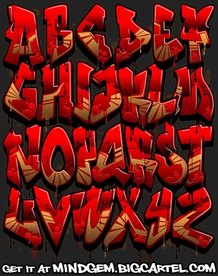 Alphabet Graffiti Font 11754782 Vector Art at Vecteezy