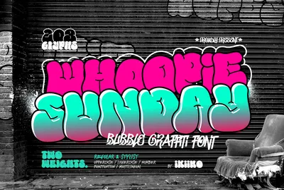 Bubble style graffiti alphabet in set. cool graffiti font Stock Vector |  Adobe Stock