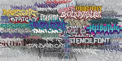 Urban Graffiti Font Bundle Bundle · Creative Fabrica