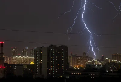 Гроза в москве фото фотографии