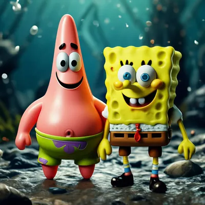 Скачать обои Губка Боб, Патрик, Sponge Bob, раздел фильмы в разрешении  1920x1080