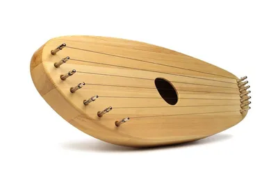 9 string gusli Lebedushki Russian musical instrument.