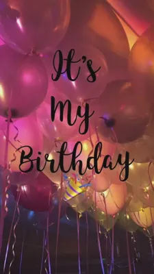 It's my birthday! 🥳 | Happy birthday posters, Happy birthday wallpaper, Happy  birthday template