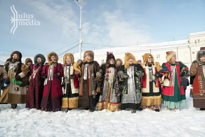 Детский танцевальный костюм Народов Севера \"Якутия\". – купить оптом и в  розницу с доставкой по Москве и России. Фото, цена, отзывы! (Артикул:  Кост-560* )