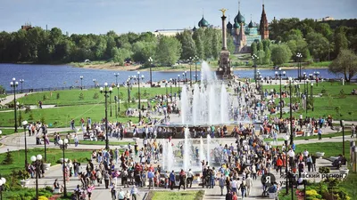 Спасо-Преображенский монастырь, Ярославль (Ярославль, город), фотография.  общий вид в ландшафте