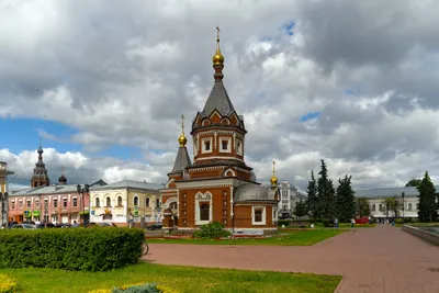 г. Ярославль. Петропавловская церковь (летняя).1910 г. | Соборы, Старые  фото, Храм