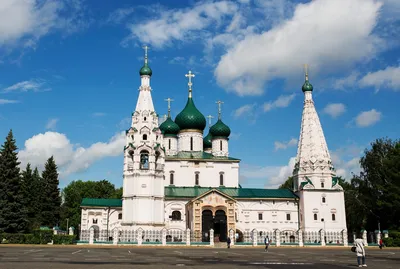 г. Ярославль. Петропавловская церковь. Вид с Малой Петропавловской  улицы.1910 г. | Храм, Улица, Старые фото