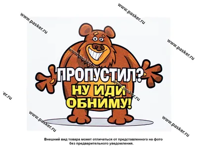 Автомобильная виниловая цветная наклейка Пропустил? Иди обниму, Стикер для  окна авто на бампер | AliExpress