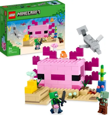 LEGO Minecraft The Axolotl House Building Toy - Imagination Toys