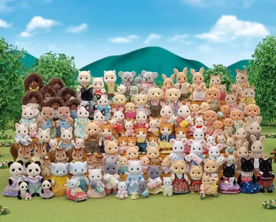 Набор \"Семья кошек\" Sylvanian Families 4434598 купить в интернет-магазине  Wildberries