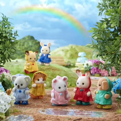 Набор Малыши на детской площадке Sylvanian Families - цена, фото,  характеристики