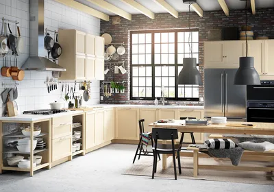 Вариант мебели и техники для кухни 8-9 м2, увиденный в ИКЕА (IKEA) | Ремонт  квартиры | Дзен