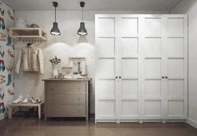 Характеристики модели Гардероб, белый/Бергсбу белый, 150x60x236 см IKEA PAX  пакс — Шкафы — Яндекс Маркет