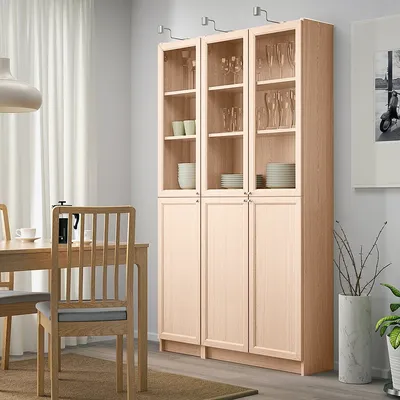 Шкаф, кровать и столик Ikea Platsa, Hemnes, Lack - Шкафы - 3D модель