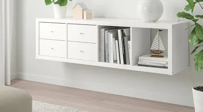 Стеллаж 16 ячеек с дверцами - IKEA KALLAX, 147х147 см, под беленый дуб, КАЛЛАКС  ИКЕА за 37466 рублей в по России и в г. Ярославль арт. 49197420 без  предоплат — интернет-магазин ВАМДОДОМА