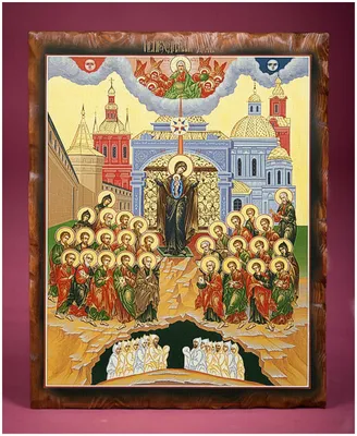 Икона Богоматери «Непроходимая дверь». Вторая половина XVII в. [5557 hi-res]