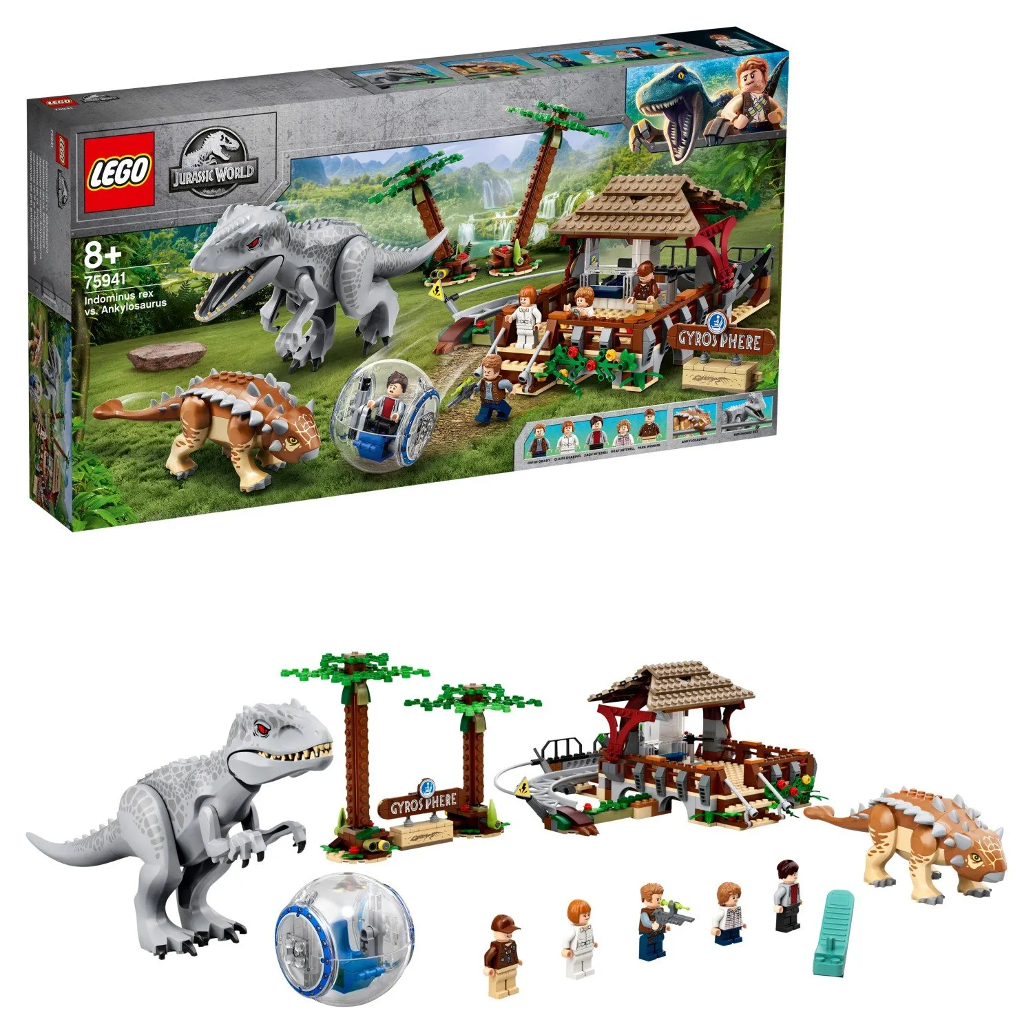 Конструктор LEGO Jurassic World Индоминус-рекс против анкилозавра 75941 купить в интернет-магазине Модная Кукла Конструктор LEGO Jurassic World Индоминус-рекс против анкилозавра 75941 купить в интернет-магазине Модная Кукла