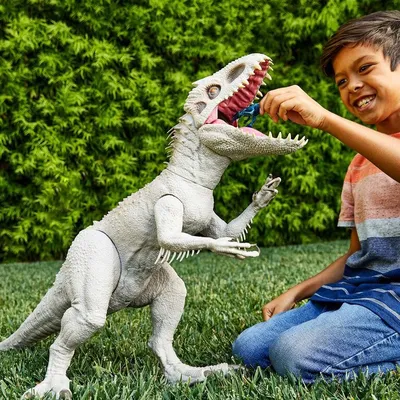 Mattel Игровая фигурка Jurassic World Индоминус Рекс - «Не только ребенок  но и я от него в восторге. Индоминус из мира юрского периода» | отзывы
