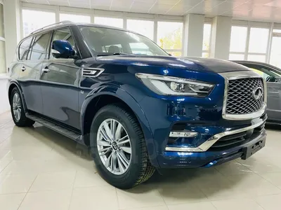 Инфинити Ку Икс 80 20 год в Уфе, Infiniti QX80, 3-й рестайлинг, 5.6 литра,  руль левый, пробег 78тысяч км, бензин, акпп, 4вд, серый, Республика  Башкортостан