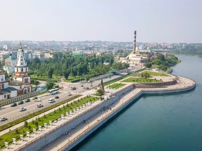 Ночной город, Иркутск фото — Байкал